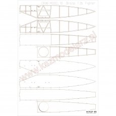 Szkielet do samolotu Bristol F.2B Fighter - DrafModel 1-2/2020