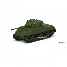 Zestaw: Sherman Firefly + farby, klej, pędzelek - Airfix A55003