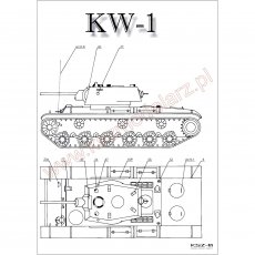 Radziecki czołg ciężki KW-1 - Modelik 4/10