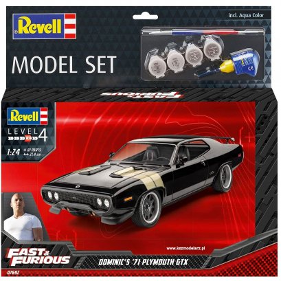 Plymouth GTX 1971 Dominic's - Fast & Furious - REVELL 07692