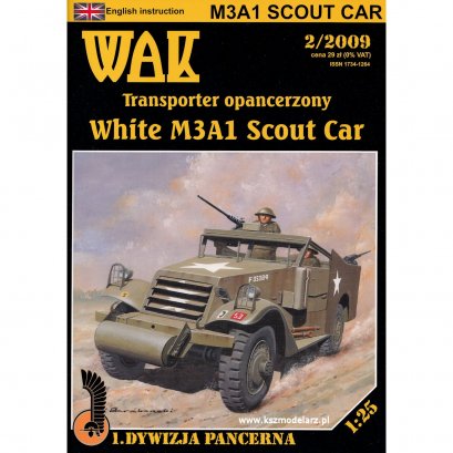 Transporter White M3A1 Scout Car - WAK 2/09