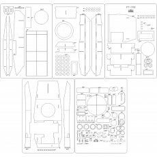 Szkielet, detale do czołgu PT-76B - Answer 510