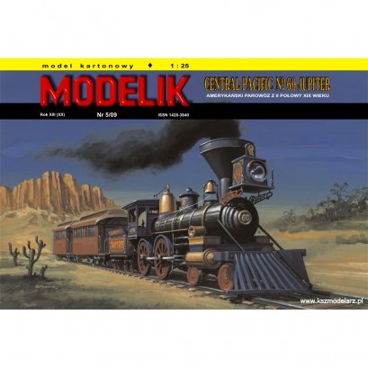 Amerykański parowóz JUPITER - Modelik 5/09