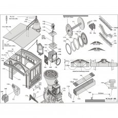 Amerykański parowóz JUPITER - Modelik 5/09