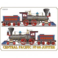 Amerykański parowóz JUPITER - Modelik 5/09
