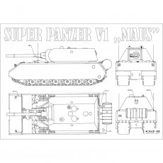 Czołg superciężki V1 MAUS - Modelik 16/10