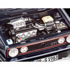 Zestaw: VW Golf GTI + farby, klej - REVELL 05694