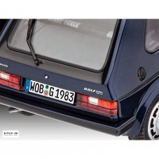 Zestaw: VW Golf GTI + farby, klej - REVELL 05694