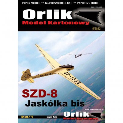 Szybowiec SZD-8 Jaskółka bis - Orlik 175