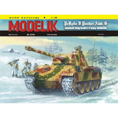 PANTHER Ausf.G - czołg niemiecki - Modelik 27/10