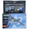 Zestaw: Hawker Hunter FGA.9 + farby + klej - REVELL 63833