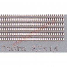 Drabinki okrętowe 2,2 x 1,4 mm w skali 1:200 (1:250)