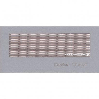Drabinki okrętowe 1,7 x 1,4 mm w skali 1:250 (1:200, 1:300)