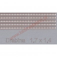 Drabinki okrętowe 1,7 x 1,4 mm w skali 1:250 (1:200, 1:300)