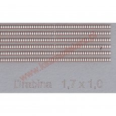 Drabinki okrętowe 1,7 x 1,0 mm w skali 1:250 (1:200, 1:300)