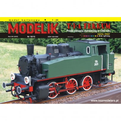 Parowóz manewrowy FERRUM T-3-A - Modelik 18/15