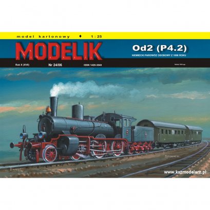 Od2 (P4.2) niemiecki parowóz z 1898 roku - Modelik 24/06