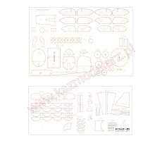 Szkielet do samolotu Tachikawa Ki-36 Ida - WAK 9/2022