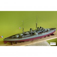 COURBET pancernik francuski - Modelik 29/07