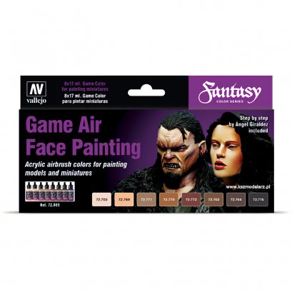 Vallejo 72865 Face Painting - Zestaw 8 farb Game Air