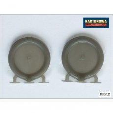 Fokker, Nieuport, Sopwith - koła żywiczne - Kartonowa Kolekcja