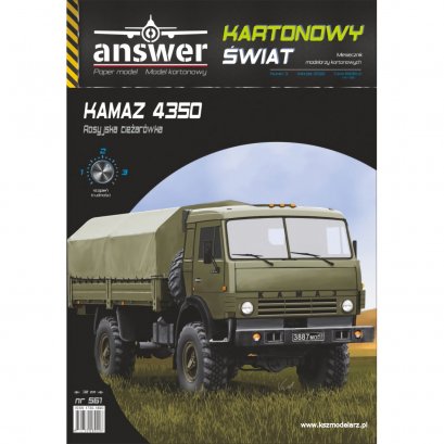 Rosyjska ciężarówka wojskowa Kamaz 4350 - Answer 561