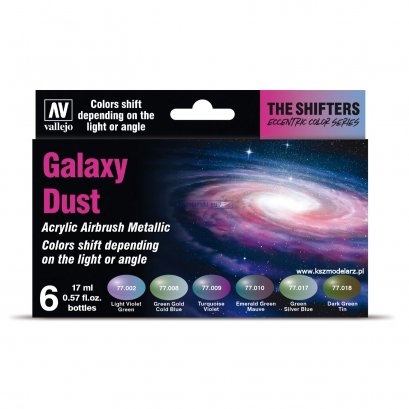 Vallejo 77092 Galaxy Dust Eccentric The Shifters - Zestaw 6 farb