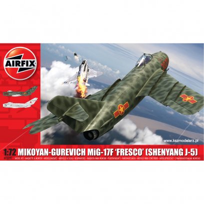 Samolot myśliwski Mig-17F Fresco (Shenyang J-5) - Airfix A03091