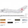 Samolot myśliwski Mig-17F Fresco (Shenyang J-5) - Airfix A03091