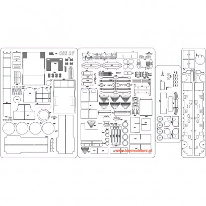 Szkielet do parowóz OKl 27 - ADW Model 34