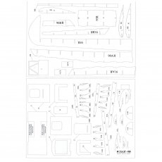 Szkielet, detale do samolotu Lublin R-XX - WAK 1/11