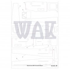 Szkielet, detale do samolotu Lublin R-XX - WAK 1/11
