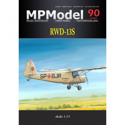 Samolot RWD-13S sanitarny - MPModel 90