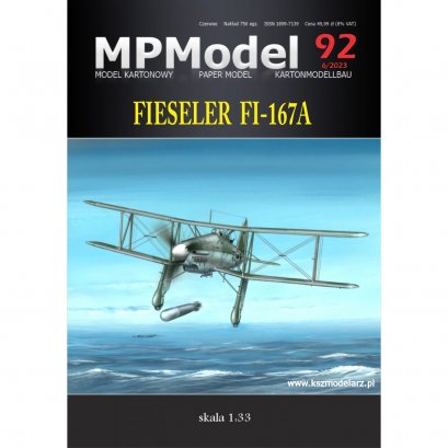 Fieseler Fi-167 - samolot torpedowy - MPModel 92