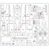 Bf-109 E - szkielet wycięty laserowo - MPModel 15, 28 i 47