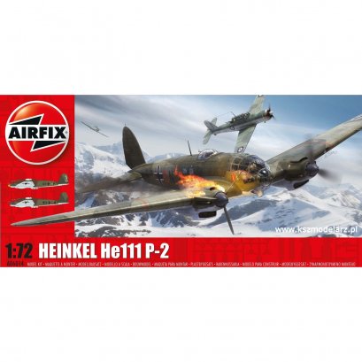 Heinkel He-111 P-2 - bombowiec niemiecki - Airfix A06014