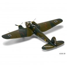 Heinkel He-111 P-2 - bombowiec niemiecki - Airfix A06014
