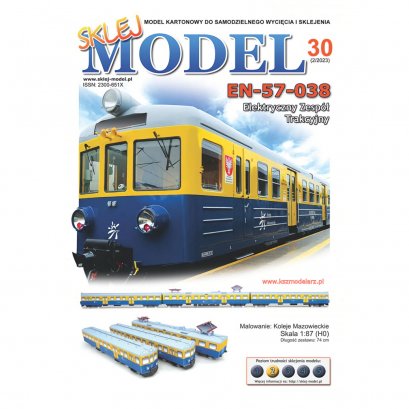 EN-57-038 Koleje Mazowieckie - Sklej Model 30