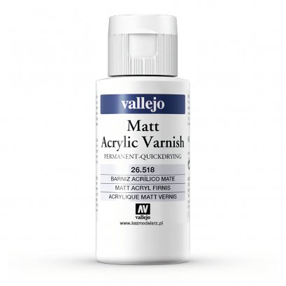 Vallejo 26518 - Matt Acrylic Varnish 60 ml (lakier matowy)