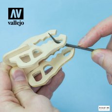 Pilniki iglaki zakrzywione 10 szt. - Vallejo T03003