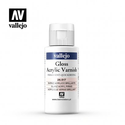 Vallejo 26517 - Gloss Acrylic Varnish 60 ml (lakier błyszczący)