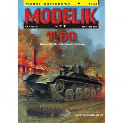 T-60 - radziecki czołg lekki - Modelik 21/11