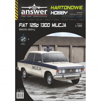 Fiat 125p 1300 Milicja - samochód osobowy - Answer 559
