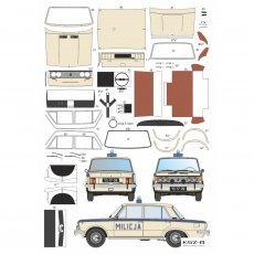 Fiat 125p 1300 Milicja - samochód osobowy - Answer 559