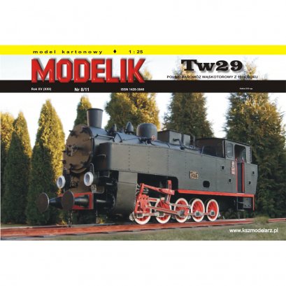 Tw29 - polski parowóz parowóz - Modelik 8/11