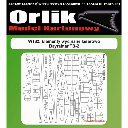 Bayraktar TB-2 - szkielet - Orlik 182