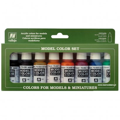 Transparent Colors - Zestaw 8 farb Model Color - Vallejo 70136