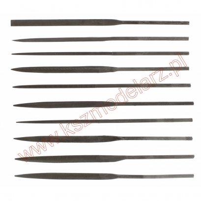 Pilniki iglaki, zestaw 10 szt. - Vallejo T03001