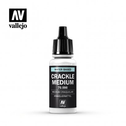 Vallejo 70598 - Crackle Medium (efekt starej, wyblakłej farby) - 17 ml