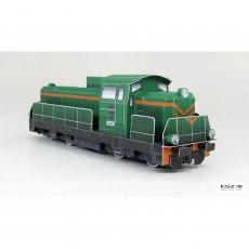 Pociąg SM-42 "BOHUN" Wagony piętrowe - Sklej Model 33